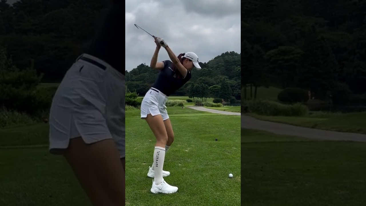 유현주 선수 시원한 스윙아크!!👍👍 instgram@_hyunju.__#유현주프로