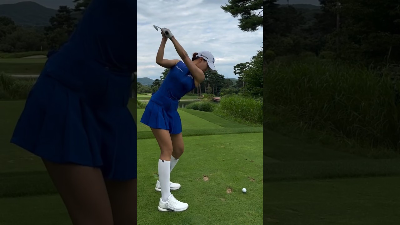 저 스윙을 만들기위해 얼마나 노력을 했을까...시원하고 파워있고 구질.탄도 좋고/ KLPGA  유현주 HYUNJU YOO ✅✅