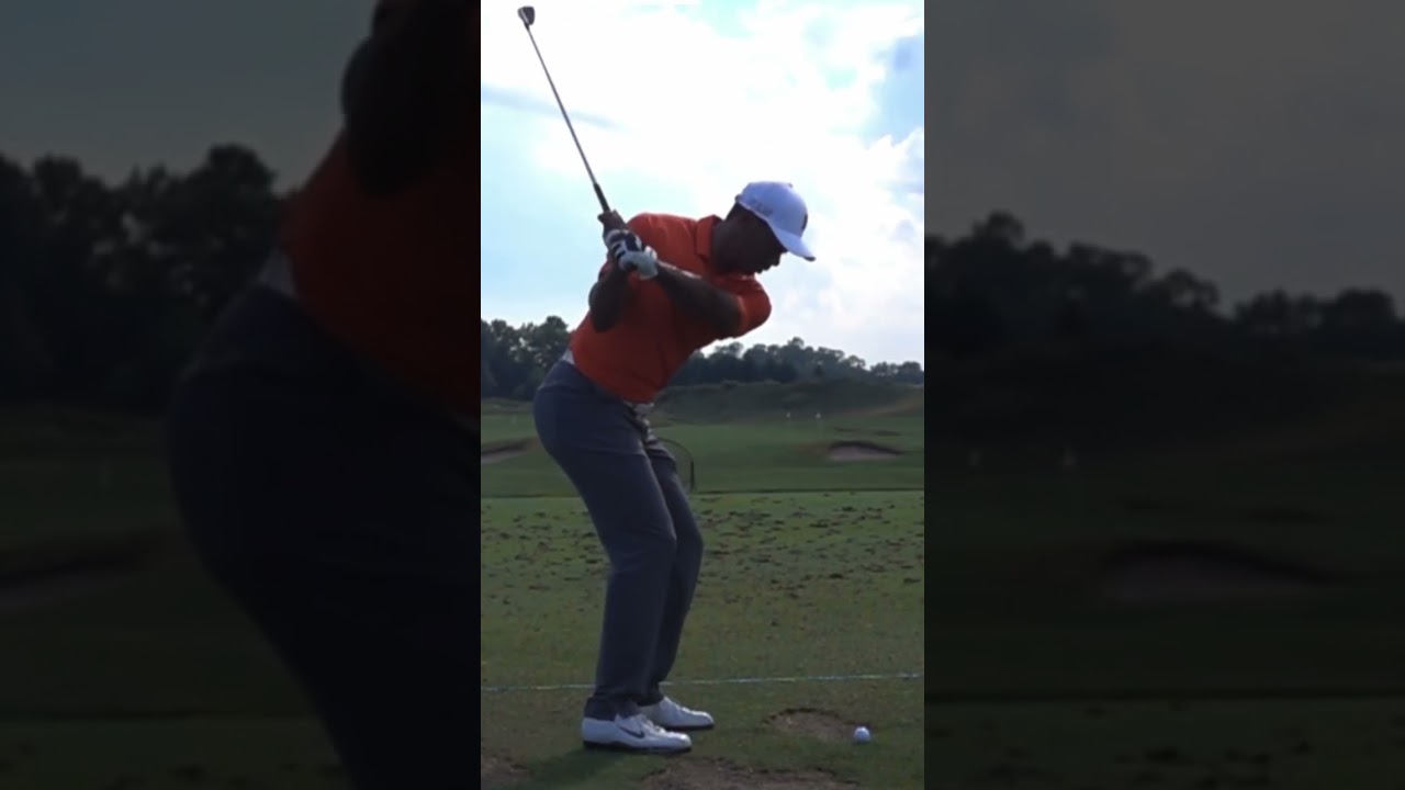 Tiger Woods Iron Swing Slow Motion