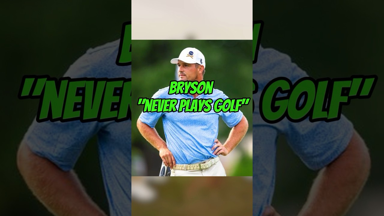 Bryson Dechambeau Golf Routine