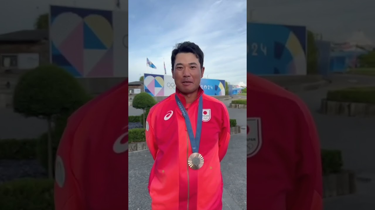 松山英樹選手パリ2024オリンピック 銅メダル獲得❗️#トヨタイムズスポーツ #ゴルフ #松山英樹 #オリンピック #shorts
