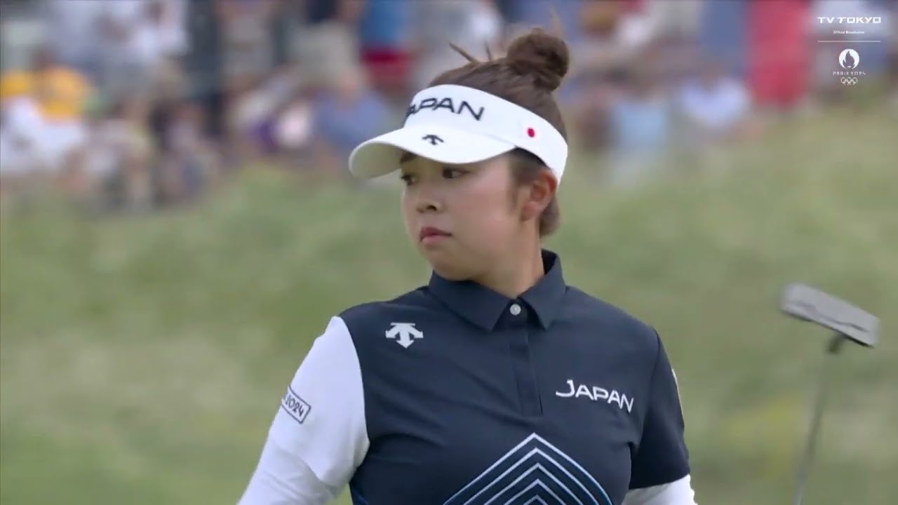 【ゴルフ女子】山下美夢有 トップと1打差で第3ラウンド終了！最終18番もバーディーフィニッシュ！｜パリオリンピック 女子ゴルフ第3ラウンド