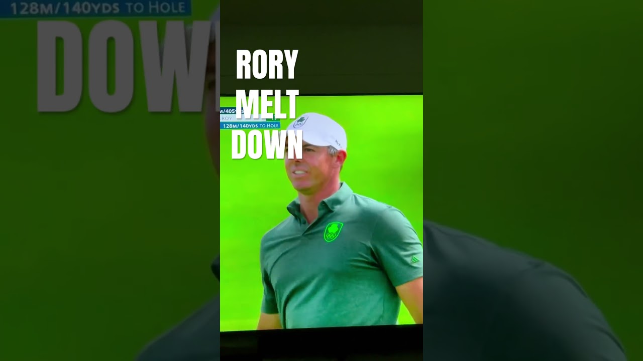 RORY MCILROY MELT DOWN IN FRANCE! #shorts #diy #golftips #golf #golfer #short #golfswing #power #tip