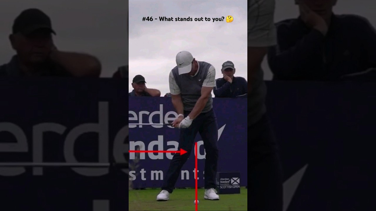 Watch Right Knee Movement (Rory McIlroy) #golfswing