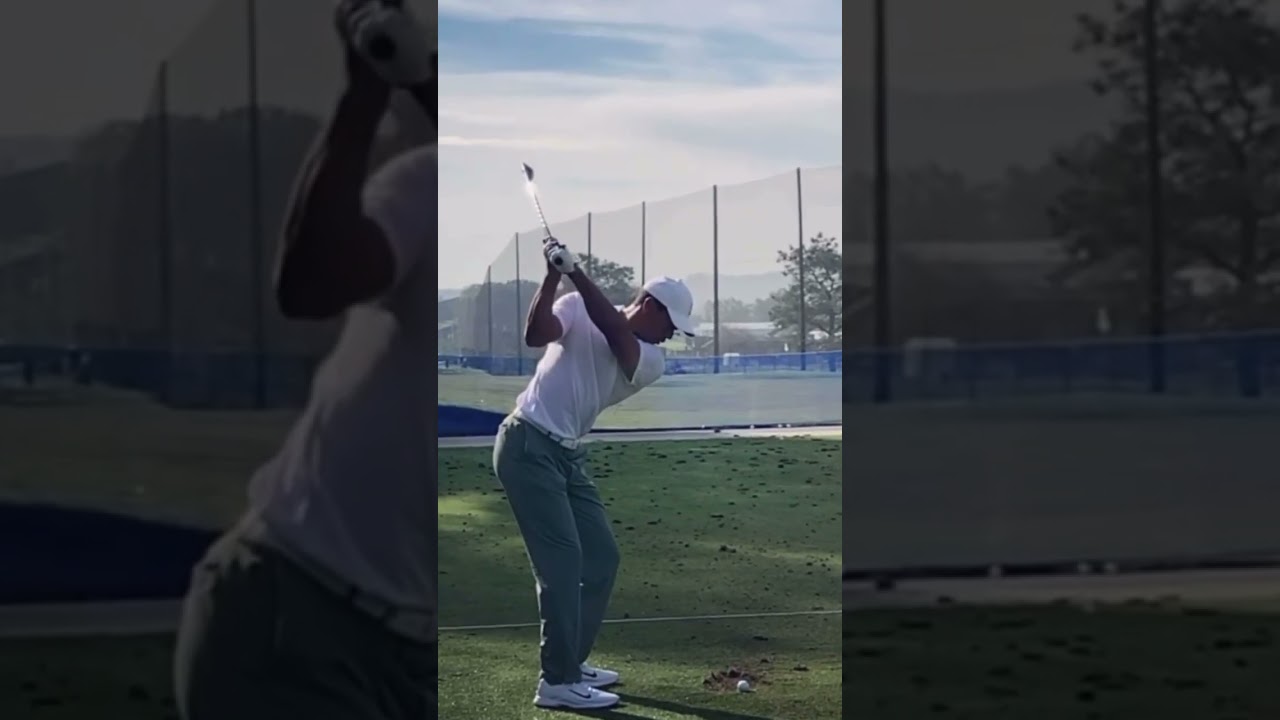 Tiger Woods Iron Swing Slow Motion