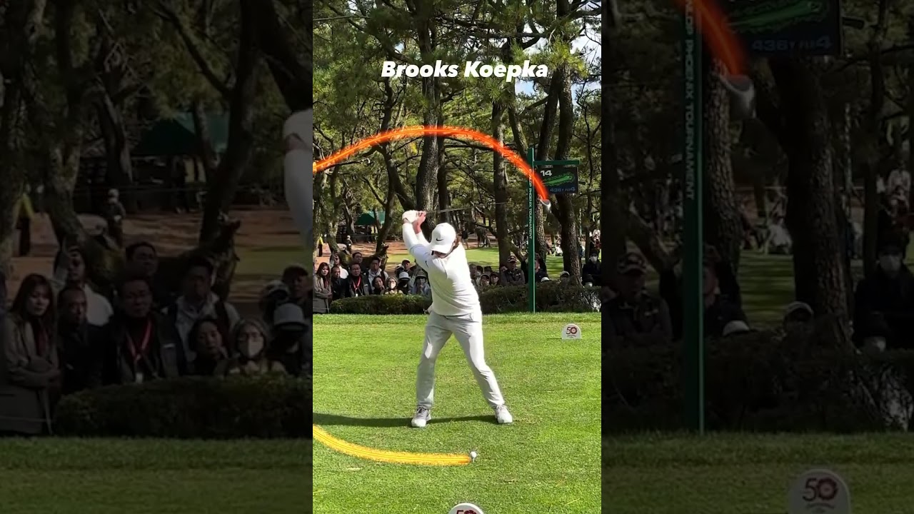 Power Hitter Brooks Keopka Awesome Swing Motion & Swing Sequence 2024
