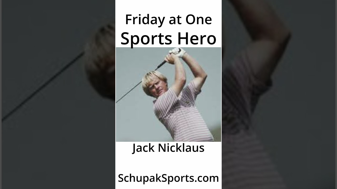 Jack Nicklaus, a golfing legend, is this week's Friday At One Sports Hero! #shorts, #PGA, #golf,