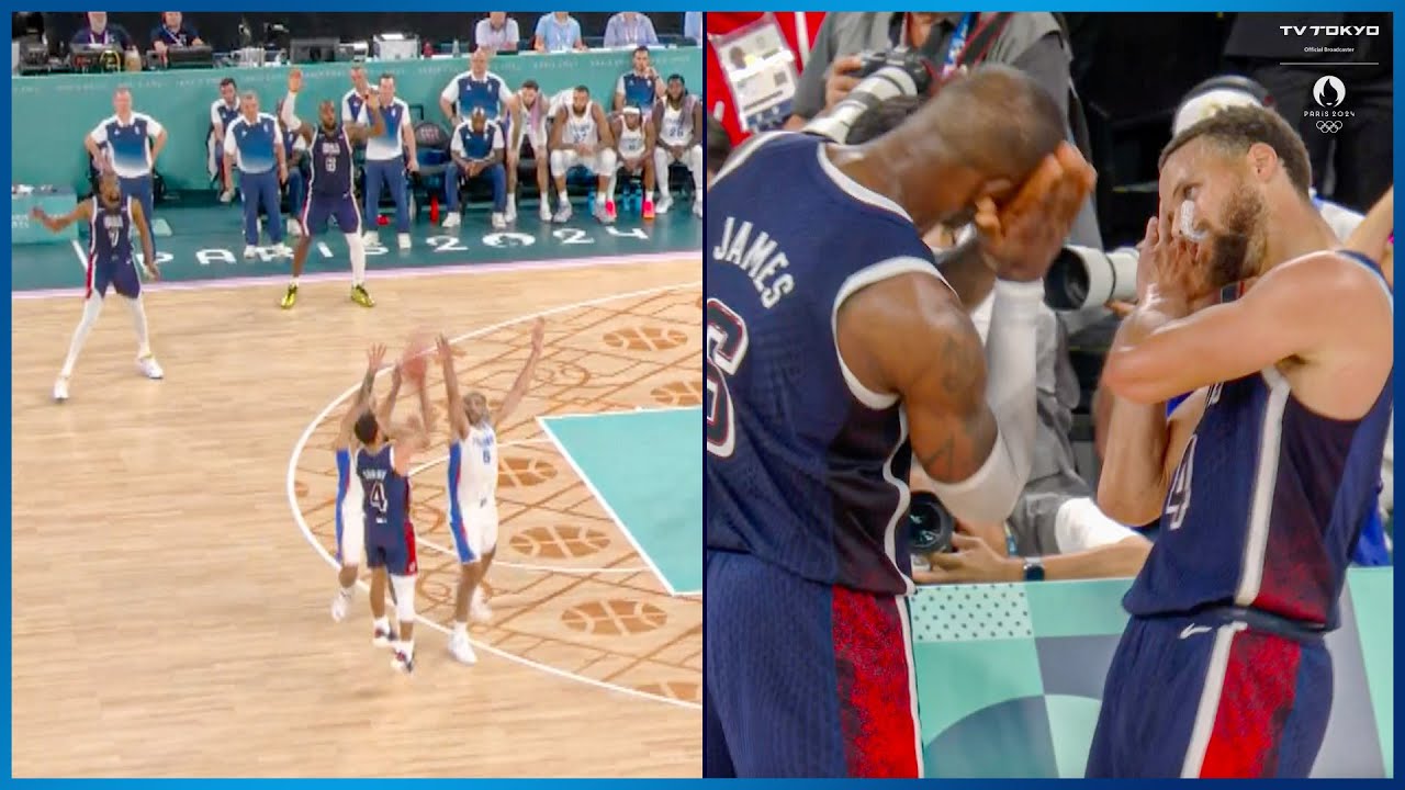 【超覚醒】どうやって止めるの？最高峰の舞台で超絶スキルを披露するステフィン・カリー｜パリオリンピック バスケットボール男子決勝 アメリカ vs フランス