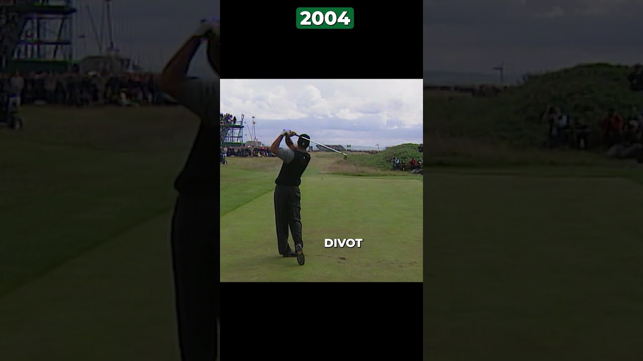 Tiger takes divots y'all 😂