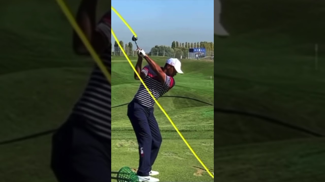 Swing ON Plane Like the Pros - Tiger Woods using The Golf Swing Plane Coach #nike #golf #pga #lpga