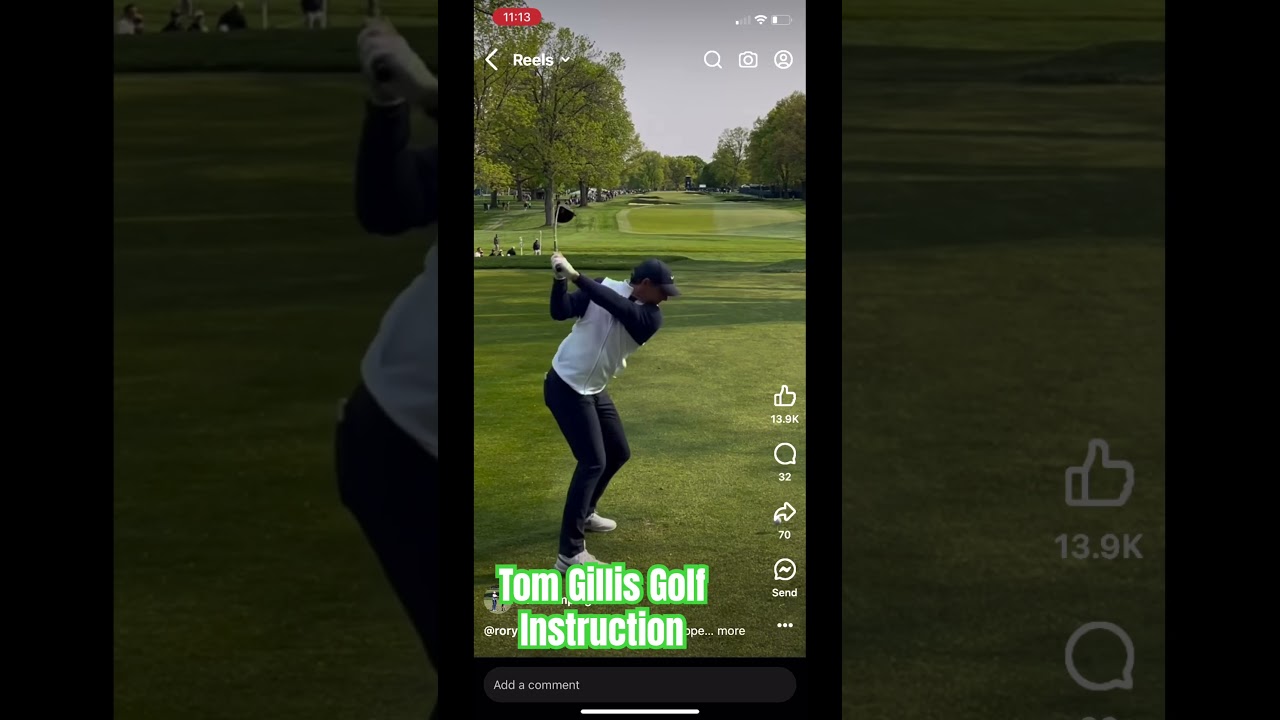 Rory McIlroy destroyed a tee shot is great! #rorymcilroy #pgatour #tomgillisgolfinstruction