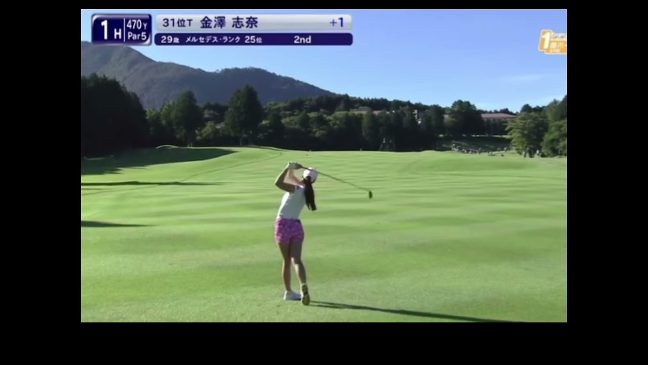 金澤志奈　2024 CATレディース2日目