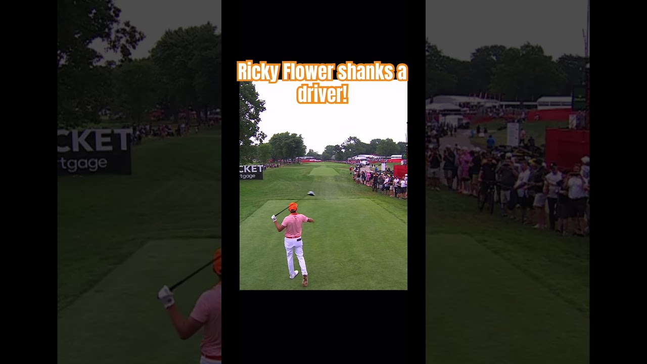 Rickie Fowler shanks a driver waaay right! #rickiefowler #pgatour #tomgillisgolfinstruction #golf