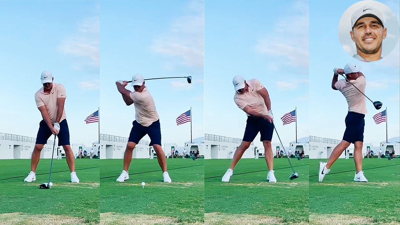 ブルックス・ケプカ Brooks Koepka プロゴルファー DRIVER SHOT SLOW MOTION !!!