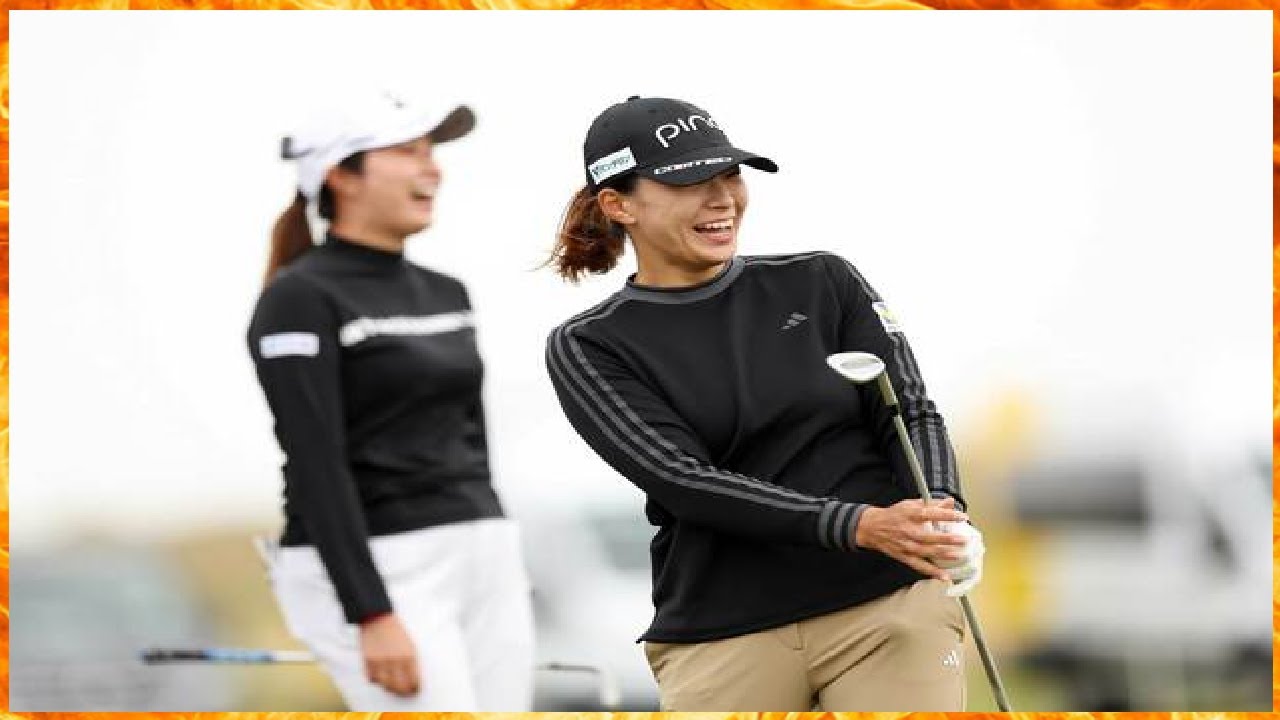 🔴「後ろもかわよ」　渋野日向子に全英脚光の裏で…背後に写った黄金世代にネット熱視線「一緒や❗」👀