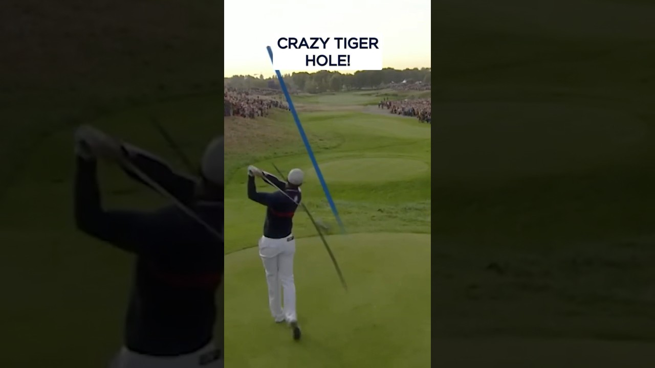 Tiger Woods' INCREDIBLE skill to make birdie! 😱