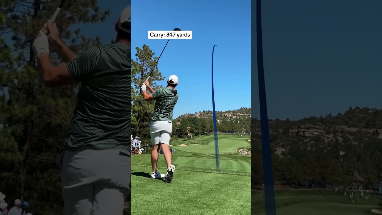Rory McIlroy at 6,400 ft of elevation is a sight to behold. #TaylorMade #shorts