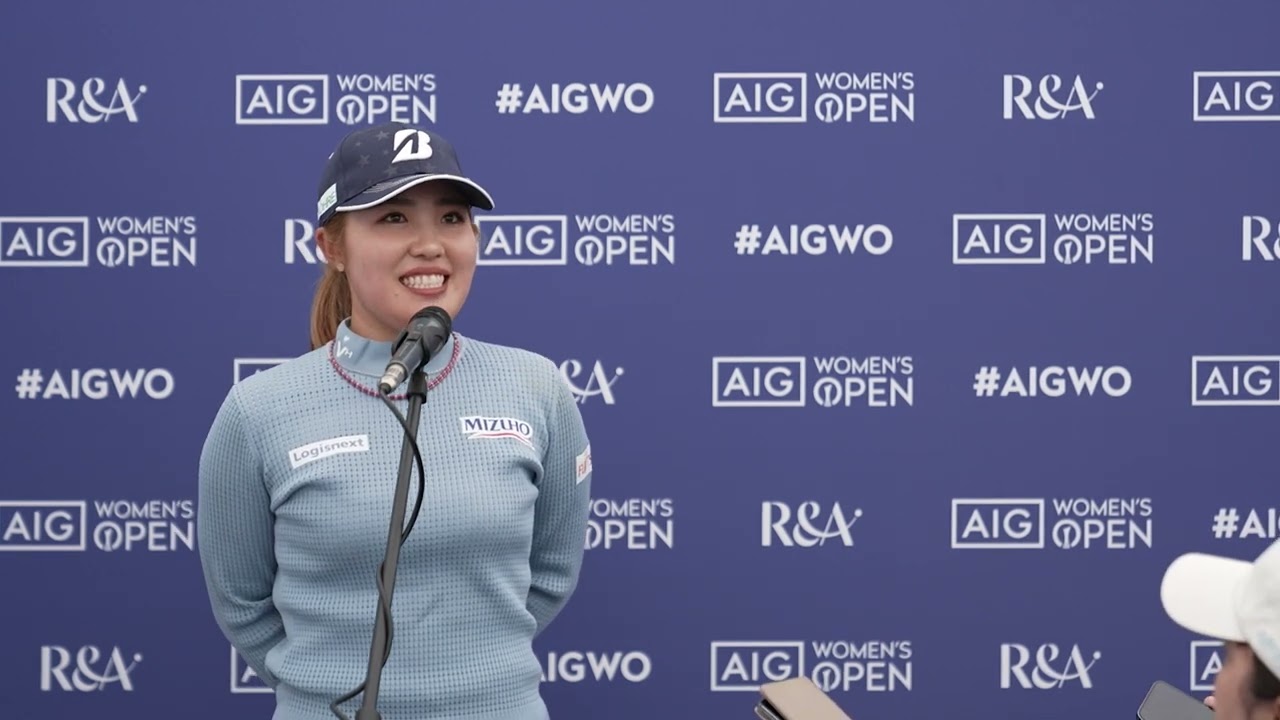 古江彩佳がセントアンドリュースでインタビュー