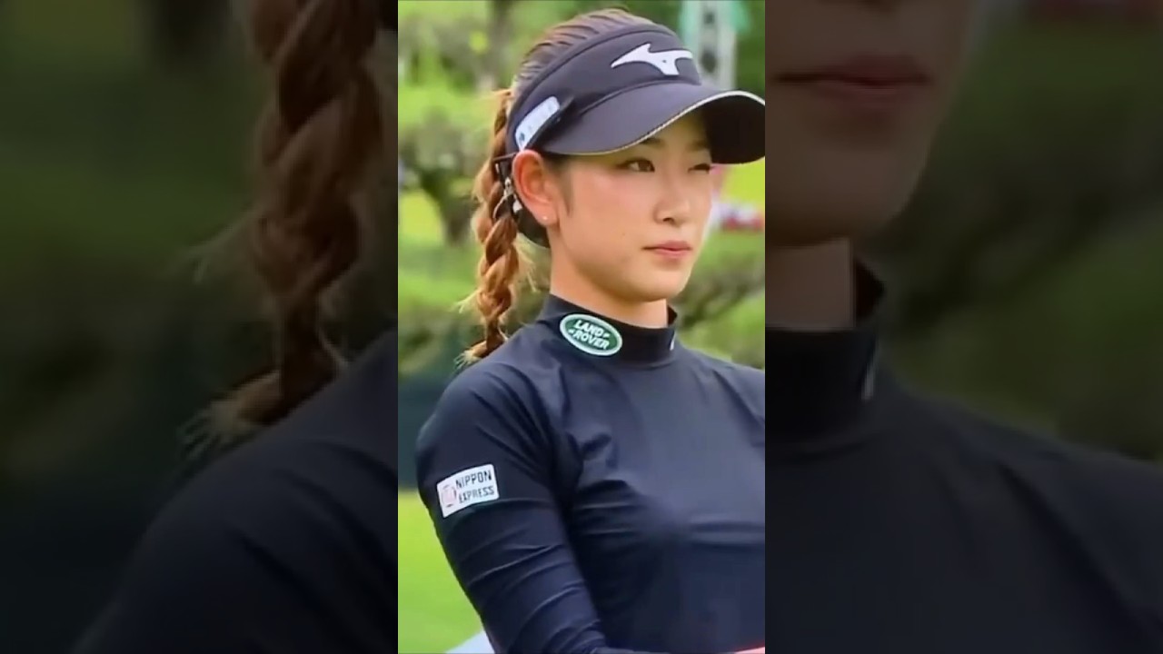 Japan's long hitter, erikahara 💕 JLPGA Erika Hara powerful swing slowmotion⛳