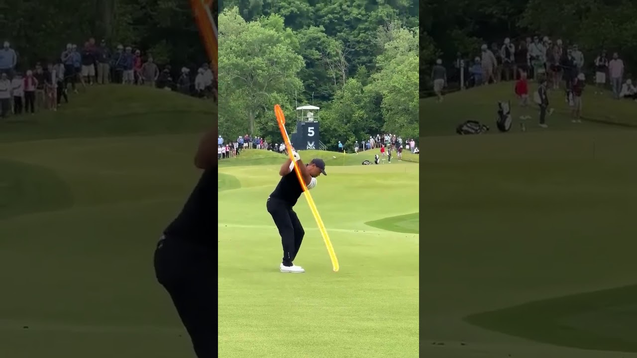 2024 Legend Golfer Tiger Woods Awesome Swing Motion & Slow Motion