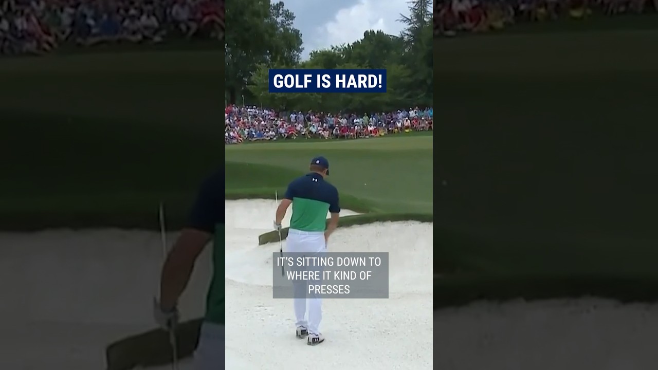 Jordan Spieth's PLAN doesn't come off! 😬