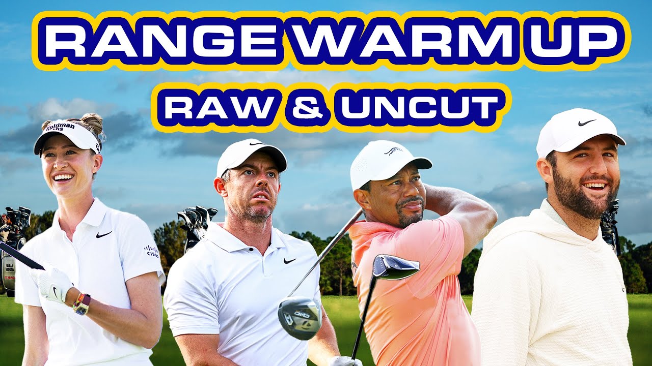 Tiger Woods, Rory McIlroy, Scottie Scheffler & Team TaylorMade Full Range Session | TaylorMade Golf