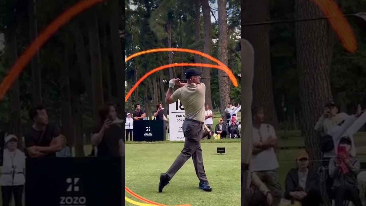 Long Hitter Adam Scott Awesome Swing Motion & Slow Motion 2024