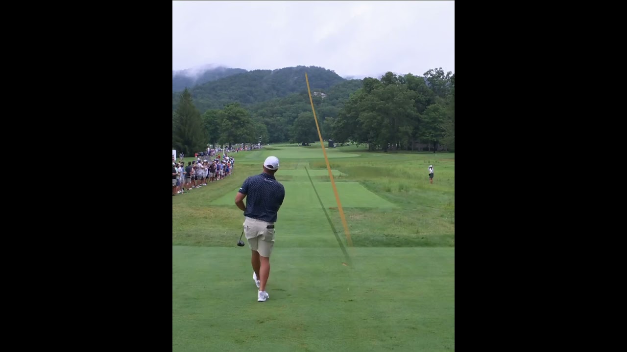 Can't get much longer and straighter than @brysondechambeau 🤯 #livgolf #shorts