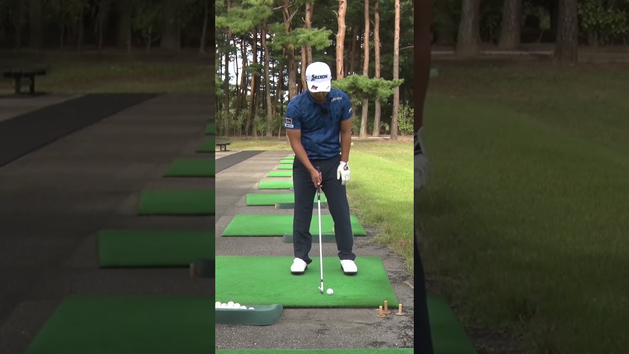 球の位置でドローとフェードを打ち分ける #ゴルフレッスン #プロゴルファー #香妻陣一朗