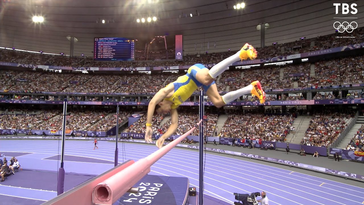 【1人だけ余裕すぎる異次元の跳躍】A.デュプランティス 決勝進出！「男子棒高跳 予選」【パリオリンピック】8月4日（日）深夜0時58分 男子100m 準決勝＆決勝ほか TBS系列生中継