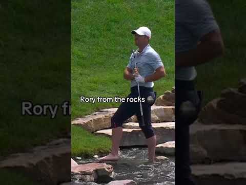 Insane shot to set up his par save