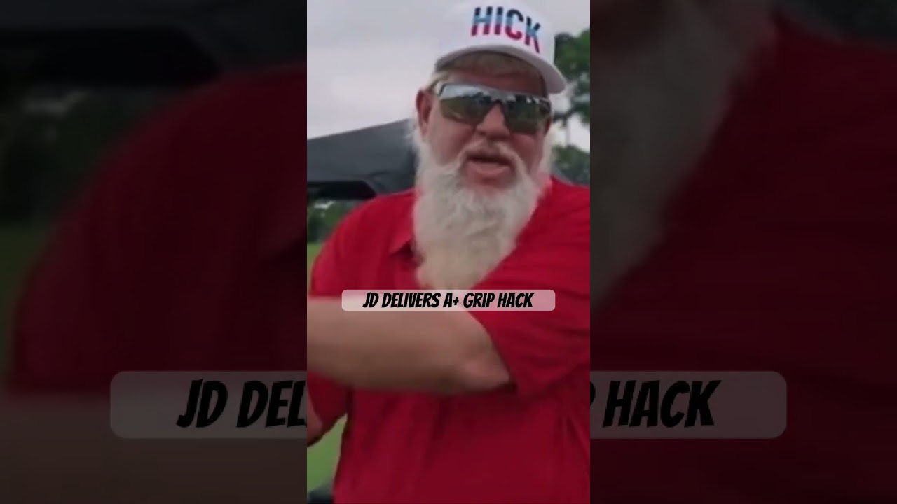 John Daly with some wisdom about the golf grip 👀