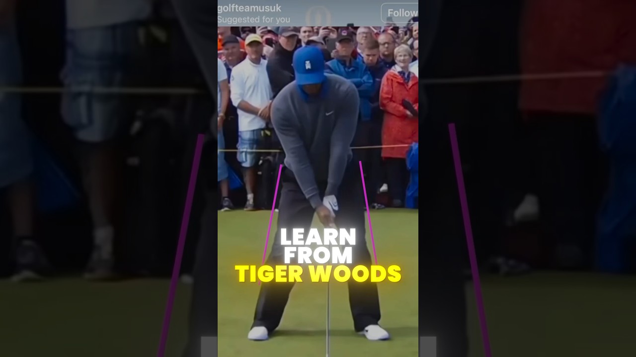 Textbook Recentering Move By Tiger Woods 👏