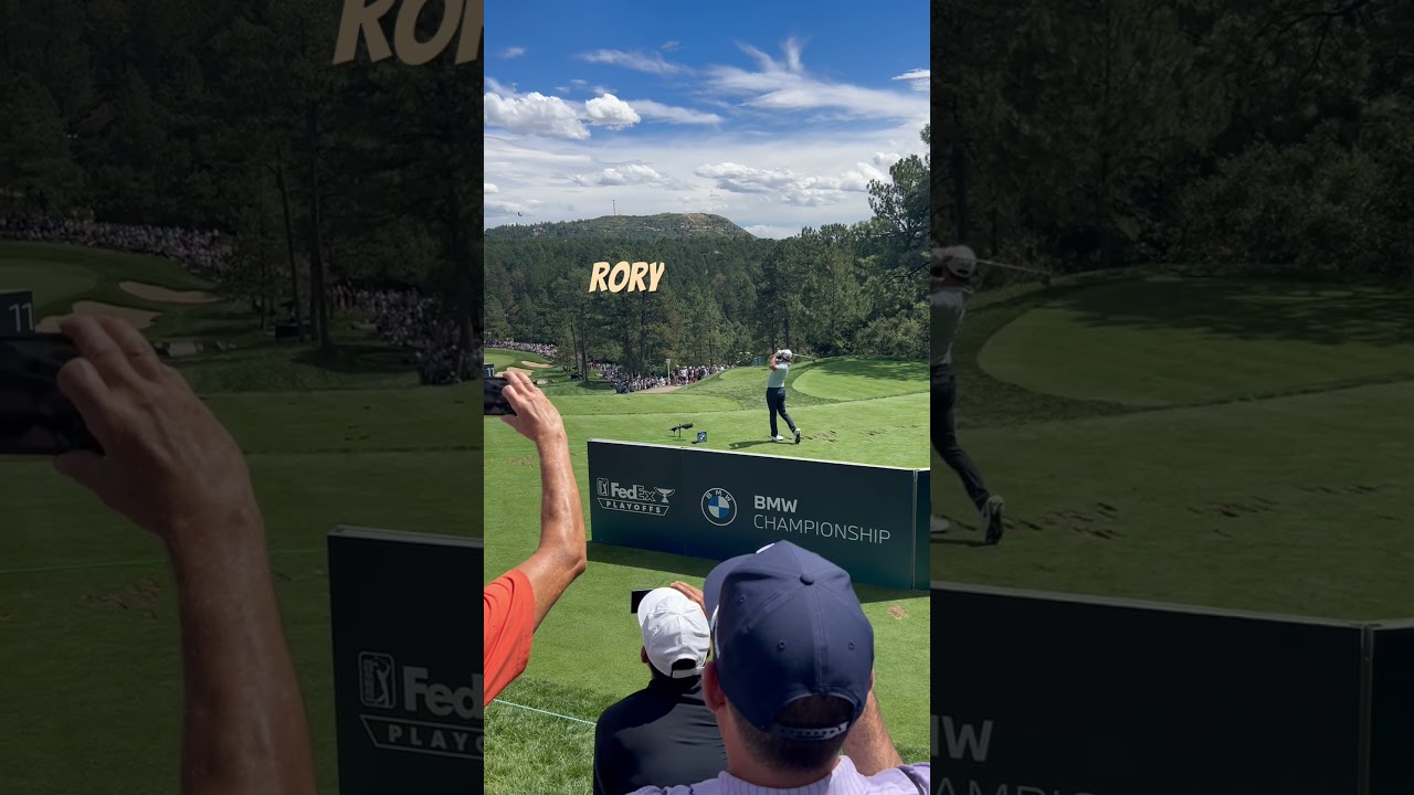 Rory McIlroy at the 2024 BMW Championship Hole 11 #golf #pgatour #shorts