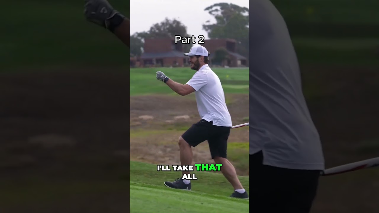 Chris Pratt vs. Bryson DeChambeau Part 2 #golf #golfer #golfcourse #celebrity #golfchallenge #sports