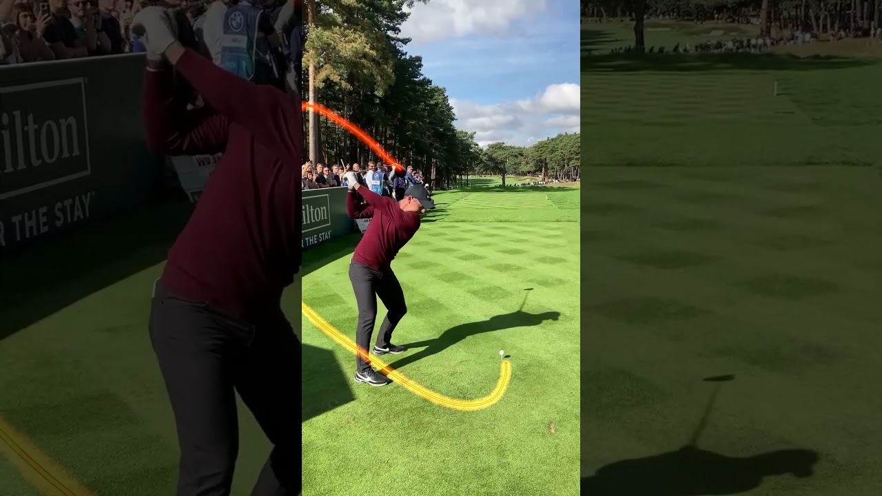 2024 No.1 Power Long Hitter Rory Mcilroy Awesome Swing Motion & Slow Motion