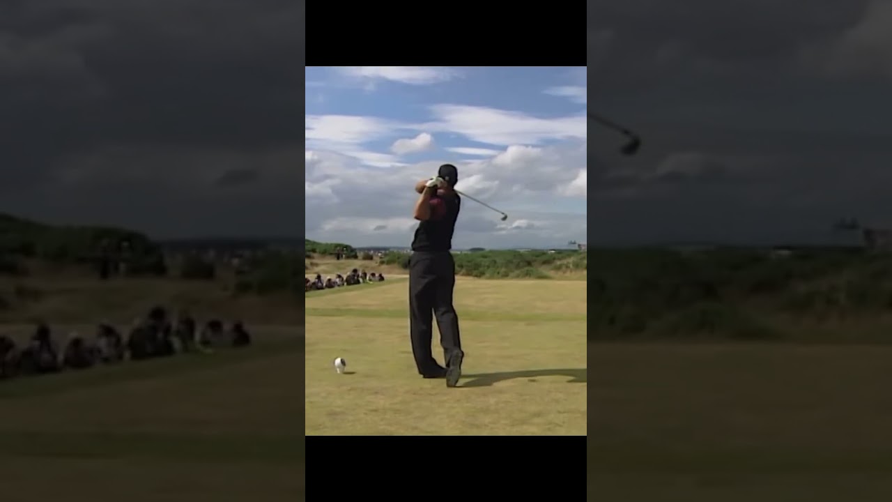 Some vintage Tiger Woods eye candy. 2005 Open at St Andrews #golfer #golf #tigerwoods