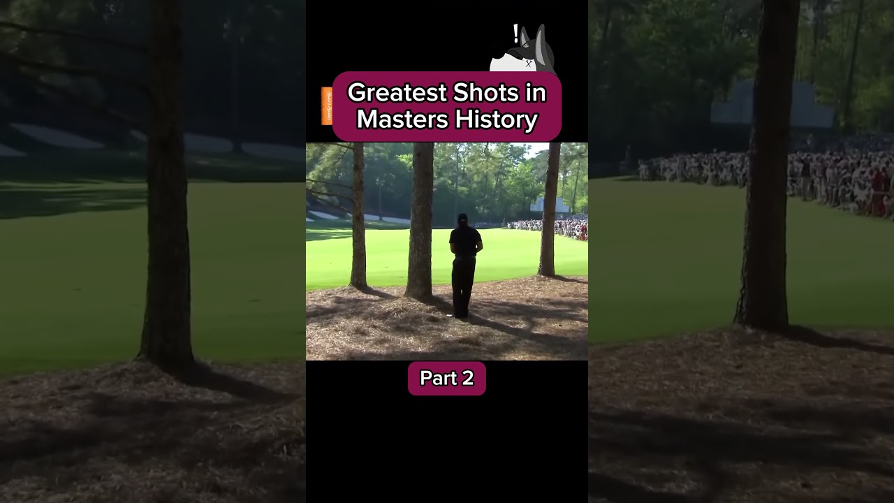 With the 2010 Masters on the line and stuck in the pine straw on 13, Phil Mickelson pulled off this!