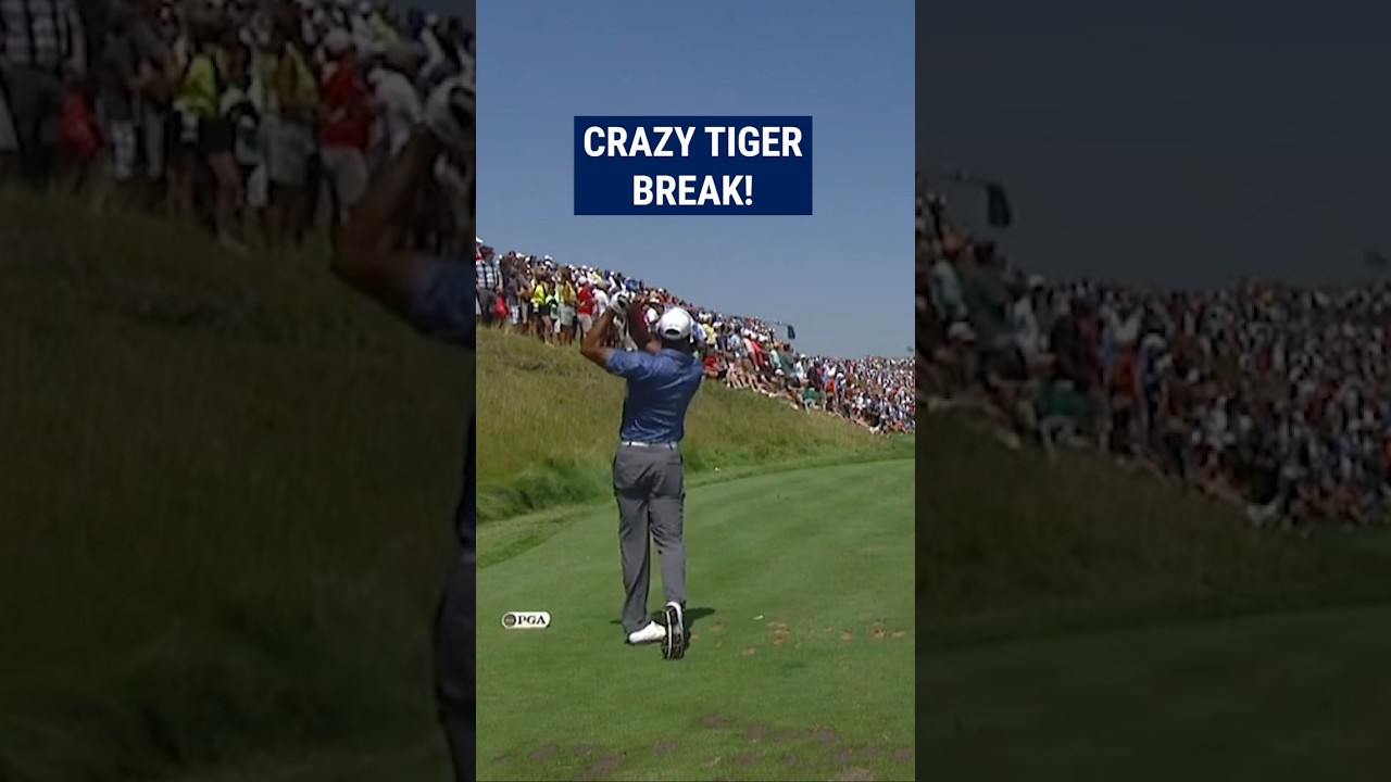 Tiger Woods gets LUCKY! 😱