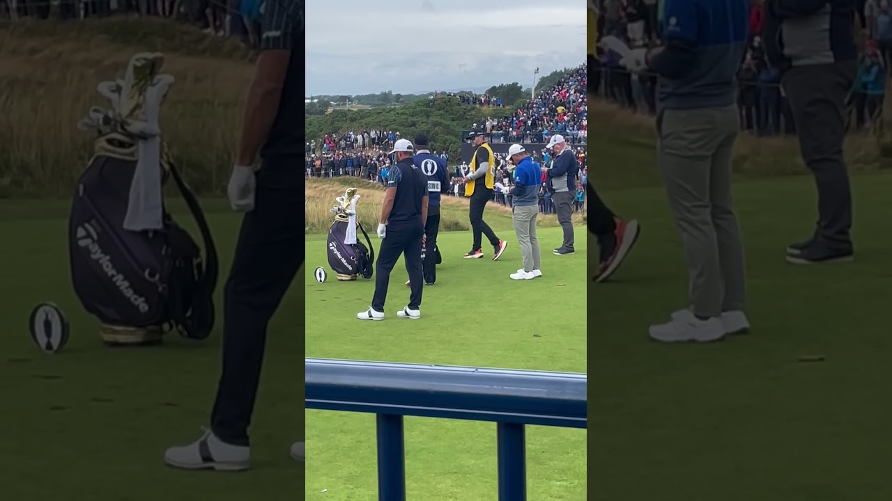 The view from the postage stamp #theopen