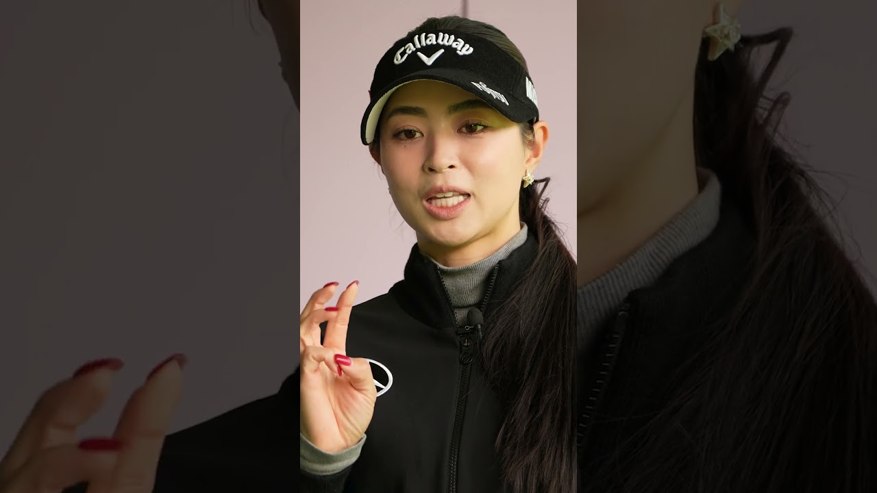 絶対に芯に当たるようになる練習法 #柏原明日架 #プロゴルファー #ゴルフレッスン