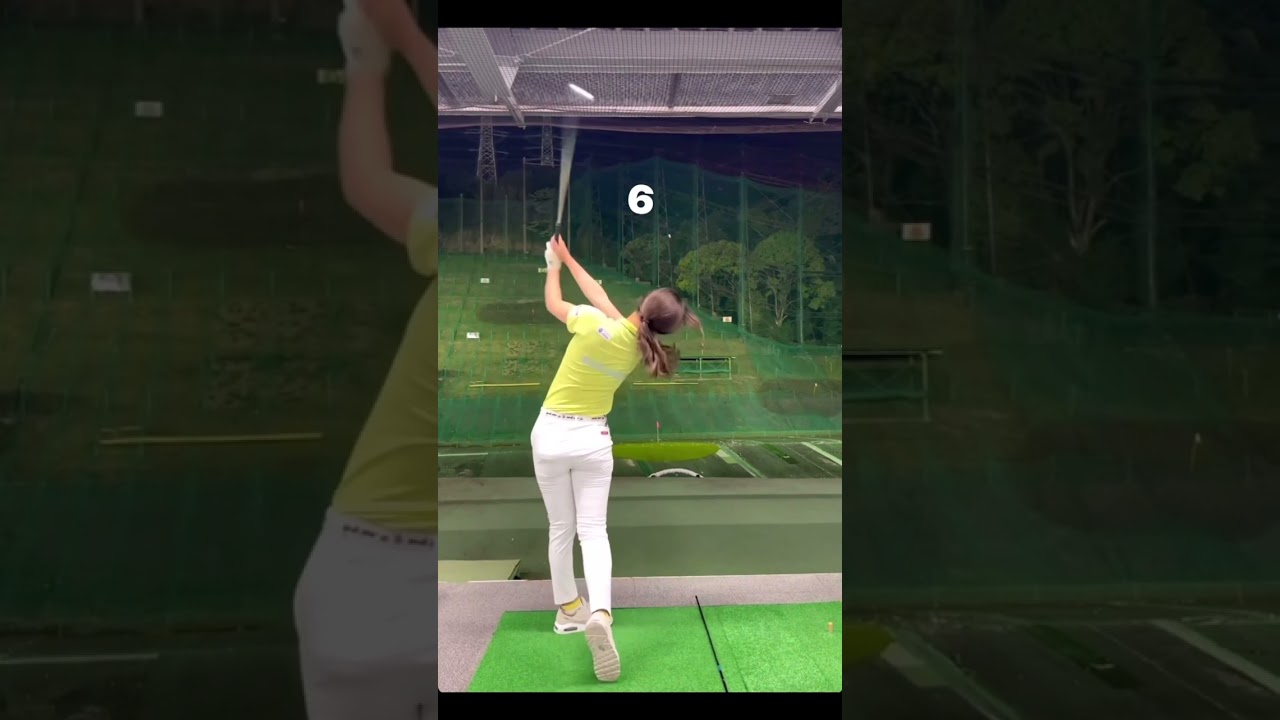 Karen Tsuruoka 鶴岡果恋 #golf #美しいスイング #綺麗なスイング #綺麗なスイング