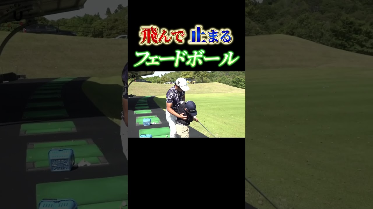 飛んで止まるフェードボール #shorts #プロコーチ伊澤秀憲 #フェード