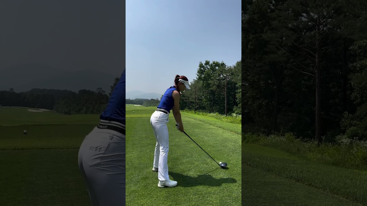 항상 매력적인 스윙의 미녀골퍼 #유현주프로