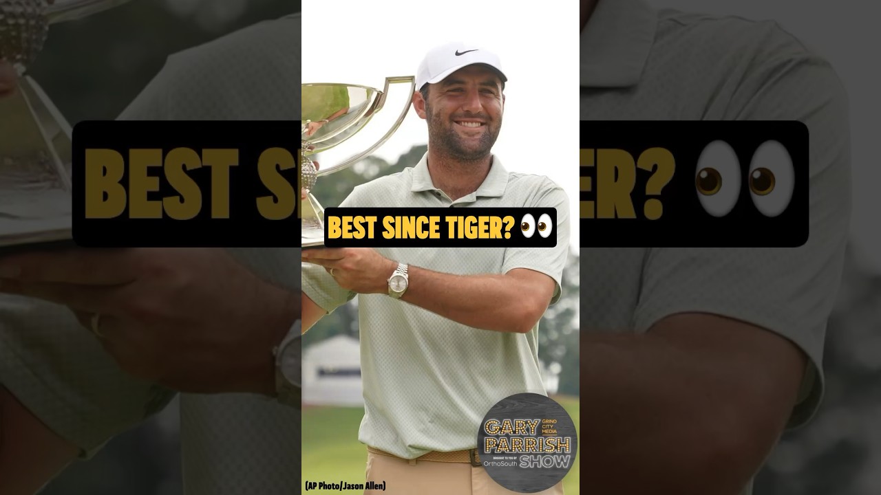 Scottie Scheffler with the GREATEST year since Tiger Woods 😳