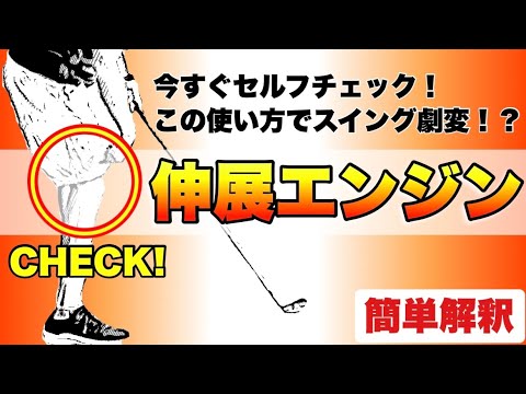 【推進】インパクトの瞬間の膝の動きを見逃すな！このわずかな違いが、ナイスショットになるかどうかの鍵になる！