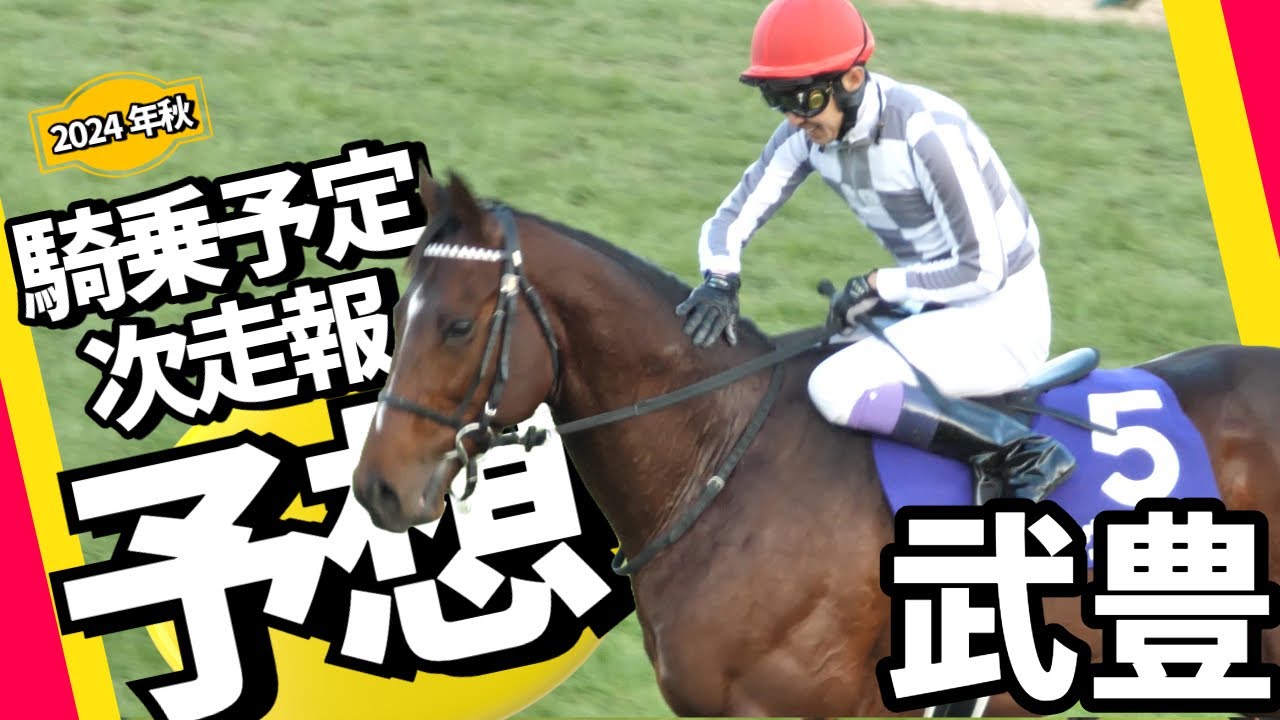 【武豊】次走報予想！2024年の騎乗馬、騎乗しそうな馬を予想、考察
