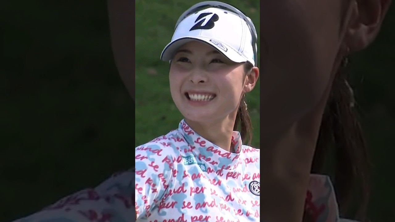 鶴岡果恋 爽やかな女性 【女子プロゴルフ】#shorts