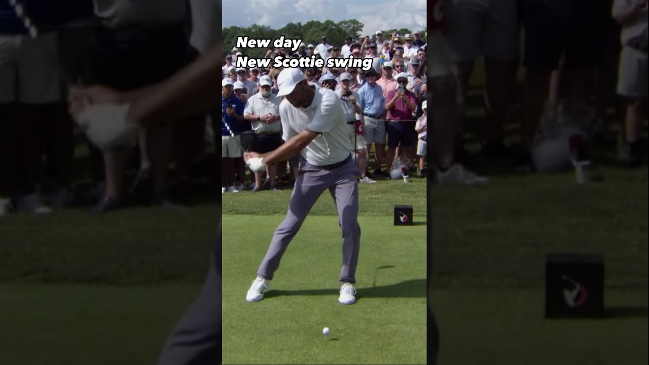 Scottie’s new swing 🏌️‍♂️