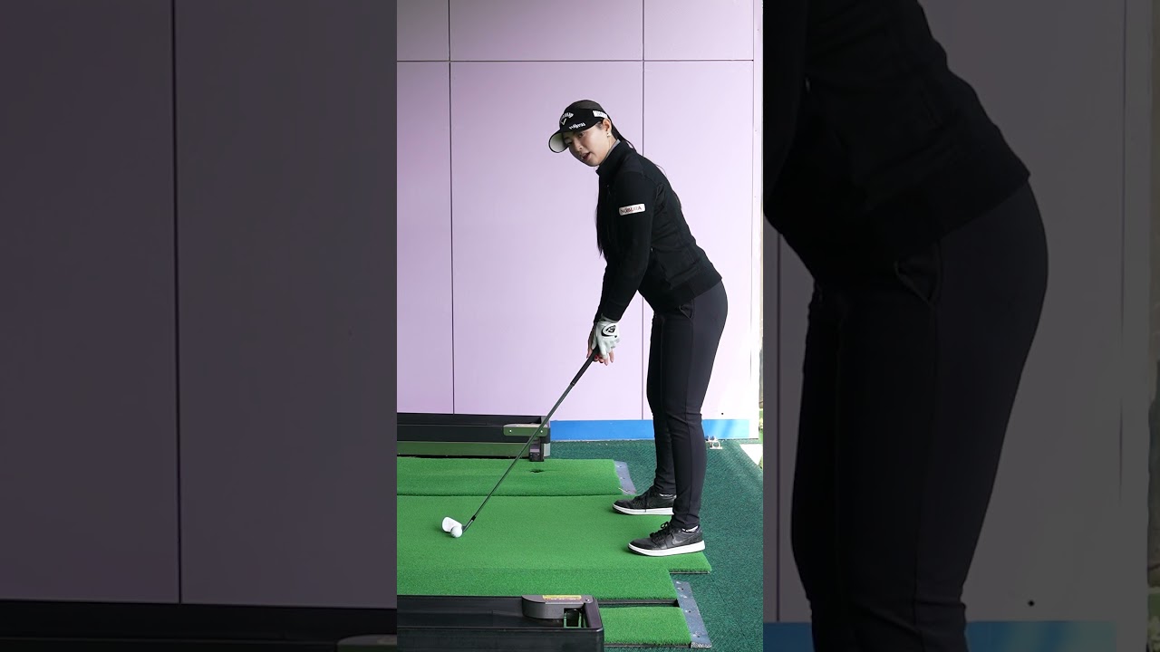 【重要】ナイスショットが出る適切なボール位置教えます #柏原明日架 #プロゴルファー#ゴルフレッスン